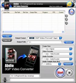 Abdio 3GP Video Converter 