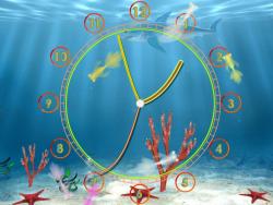 Aquarium Clock ScreenSaver