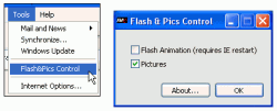 Flash and Pics Control 
