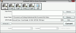OJOsoft DVD to Zune Converter