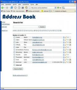 PHP Adress Book