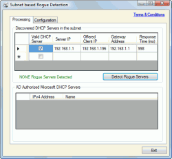 Rogue DHCP Server Detection