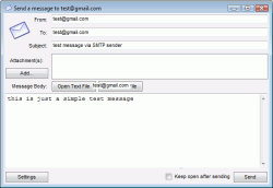 SMTP Mail Sender 