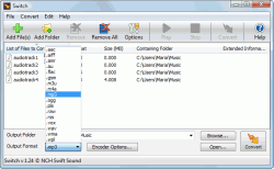 Switch Audio File Conversion Software