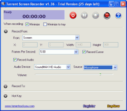 Torrent Screen Recorder