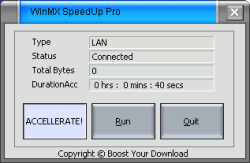 WinMX SpeedUp PRO