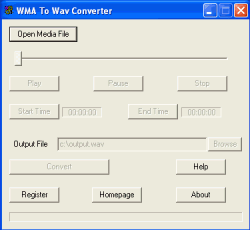 WMA To WAV Converter