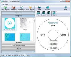 Disketch CD Label Software