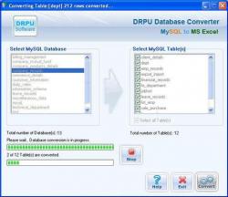 DRPU Database Converter - MySQL to MS Excel