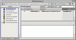 Outlook Express (MS Windows Mail) - verze Mac OS