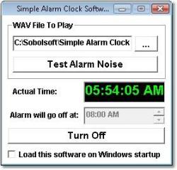 Simple Alarm Clock Software