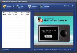 Wondershare Flash to Zune Converter